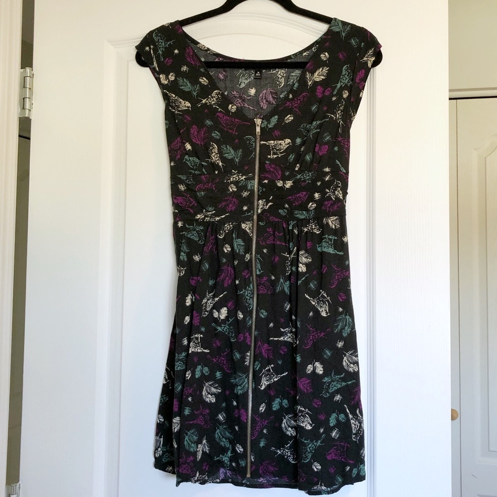 Dark Feathers mini Dress